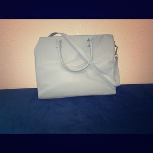 Large baby blue tote